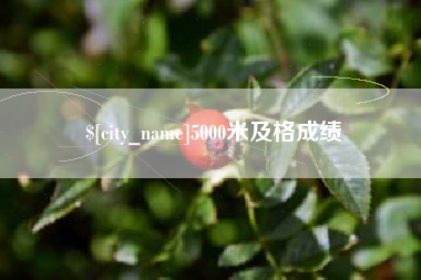 新昌5000米及格成绩