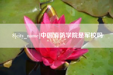新昌中国消防学院是军校吗