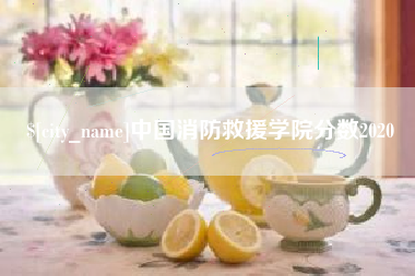 新昌中国消防救援学院分数2020