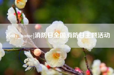 新昌消防日全国消防日主题活动