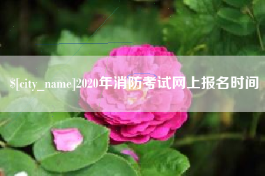 新昌2020年消防考试网上报名时间