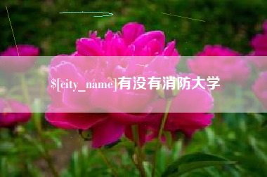 新昌有没有消防大学