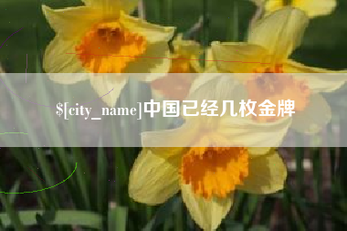 新昌中国已经几枚金牌