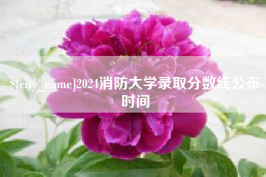 新昌2024消防大学录取分数线公布时间