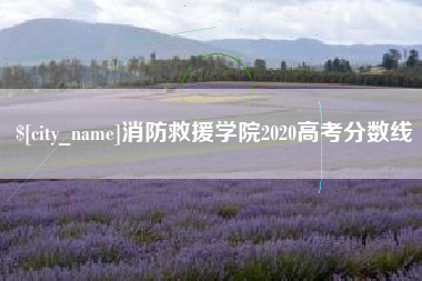 新昌消防救援学院2020高考分数线