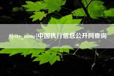 新昌中国执行信息公开网查询