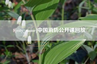 新昌中国消防公开课回放