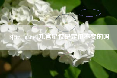 新昌九宫星位是定位不变的吗