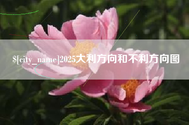 新昌2025大利方向和不利方向图