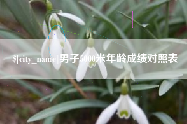 新昌男子5000米年龄成绩对照表