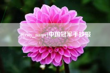新昌中国冠军手抄报