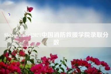 新昌2021中国消防救援学院录取分数