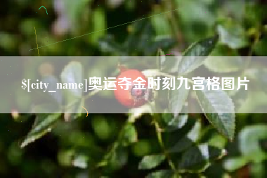 新昌奥运夺金时刻九宫格图片