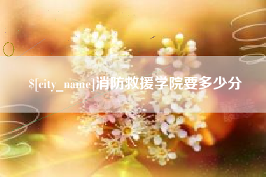 新昌消防救援学院要多少分